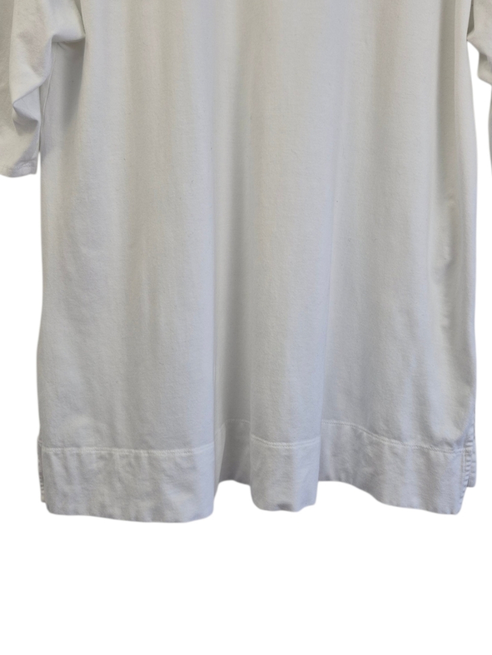 ⚪️2/$20 J. Jill Luxe Supima Ballet Sleeve Tunic Sz 1X White Miniminalist Capsule - Picture 7 of 10
